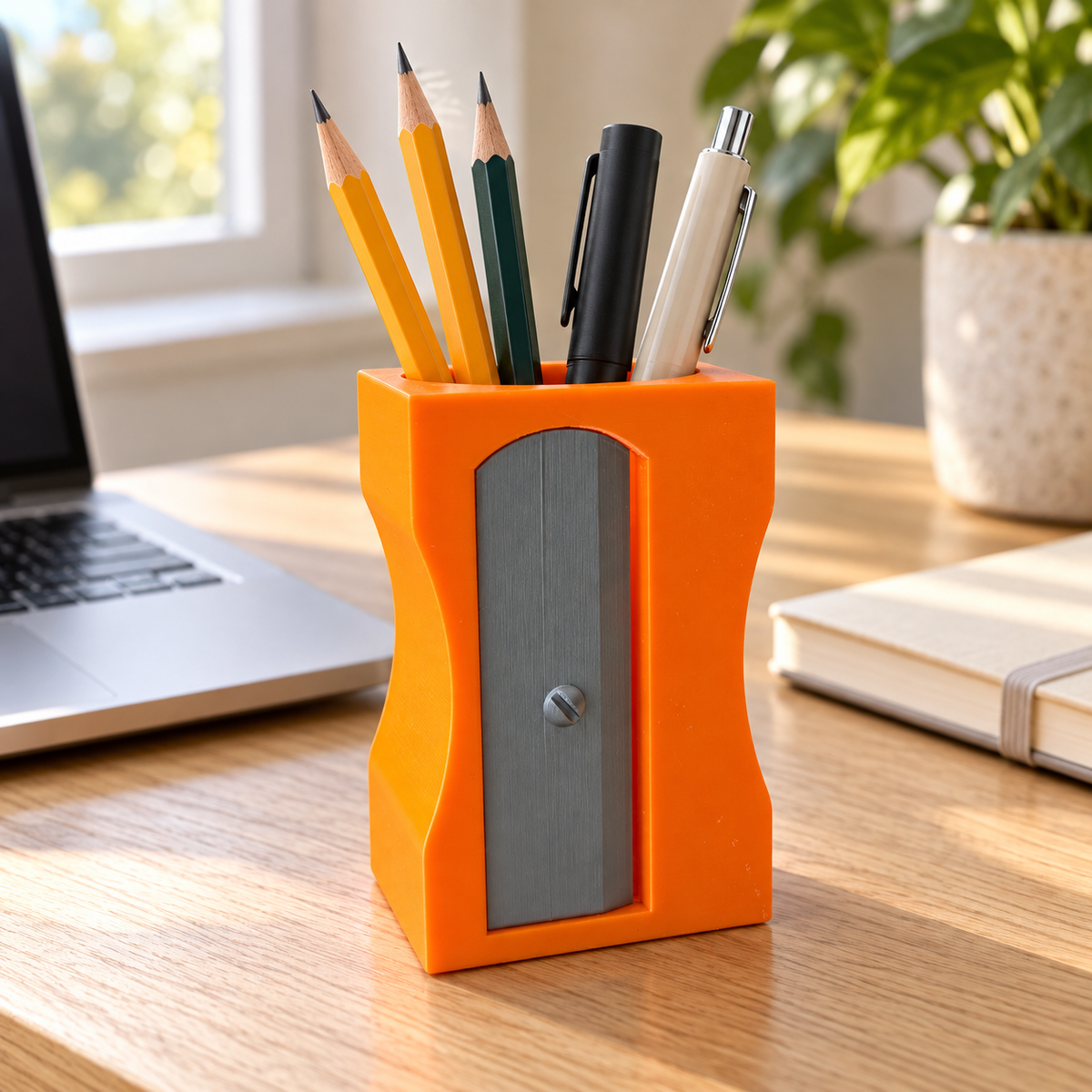 Coleção Papelaria & Organização, peças impressas em 3D
