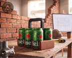 KERA | Suporte para 4 Latas com Pega | Porta-Latas para Churrasco, Piquenique e Festas | Organizador de Bebidas | ALYQO