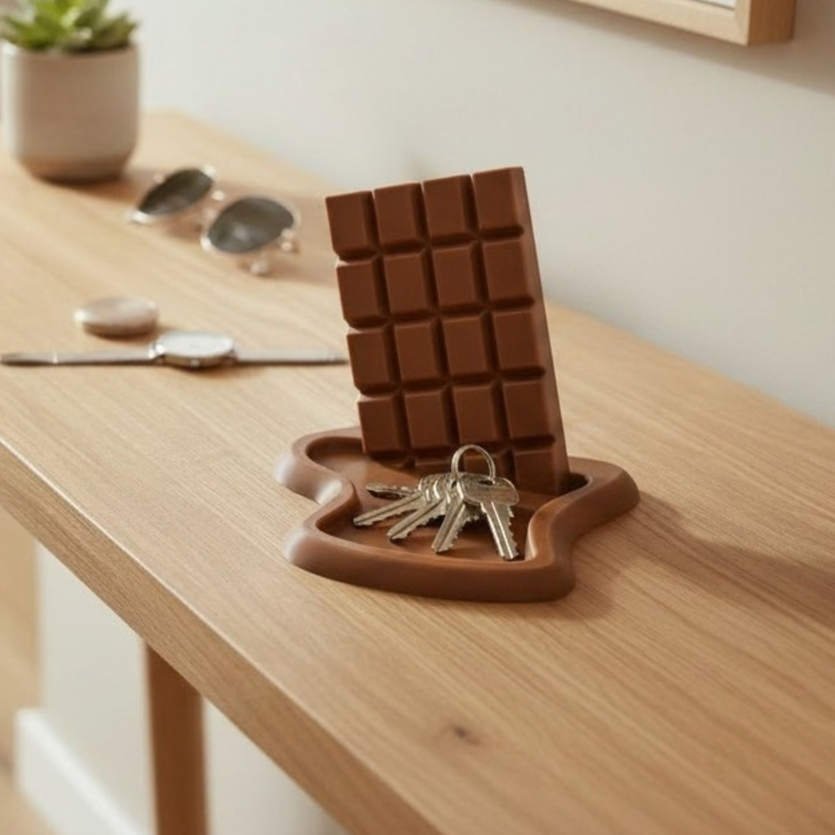 Bandeja com suporte para telemóvel CHOCO, impressão 3D