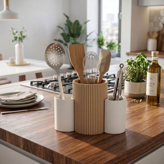 Organizador de utensílios de cozinha TRIO, impressão 3D