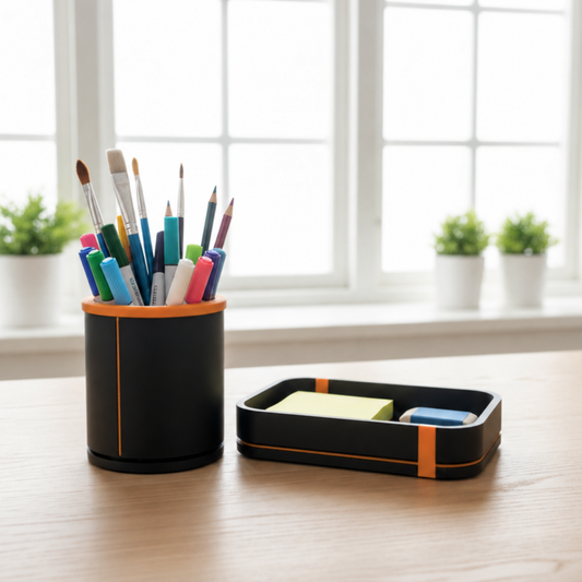 Kit de organização de secretária VÉRTICE, impressão 3D