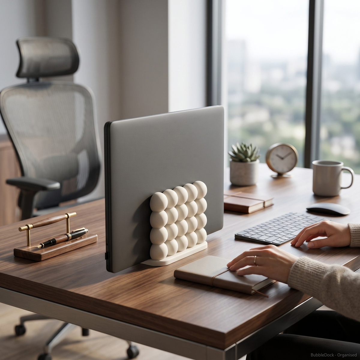 Suporte vertical para portátil e tablet NOVA, impressão 3D