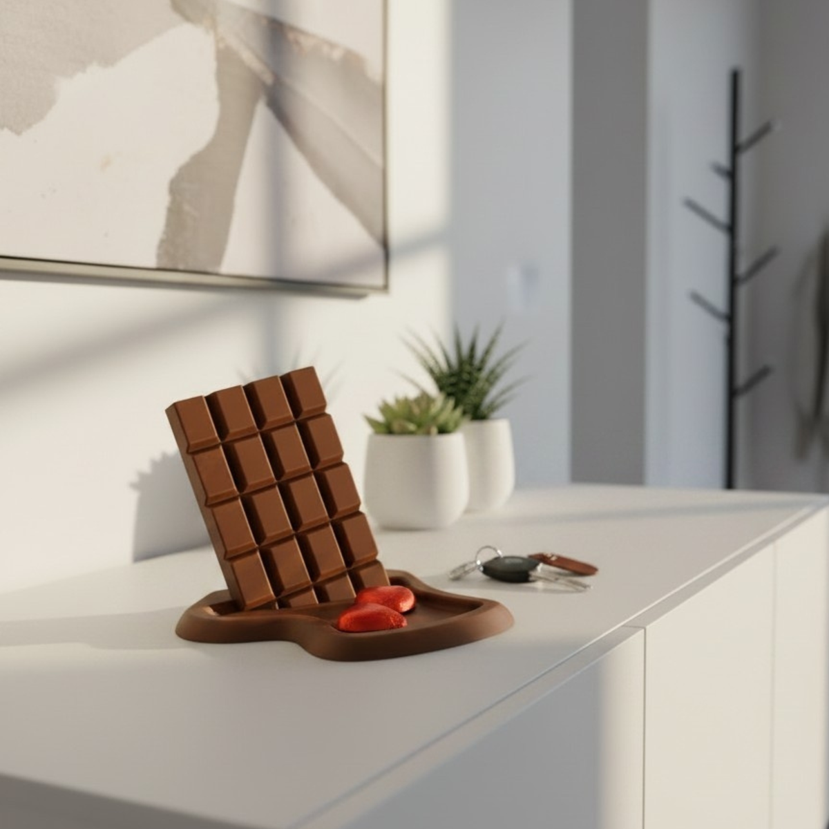 Bandeja com suporte para telemóvel CHOCO, foto 4 de 5