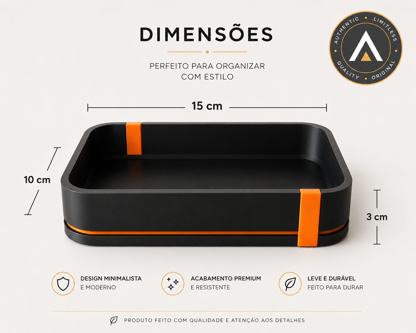 VÉRTICE Catch-All Tray | Bandeja Minimalista de Mesa | ALYQO