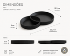 DUO Catch-All Tray | Bandeja Minimalista de Mesa | ALYQO