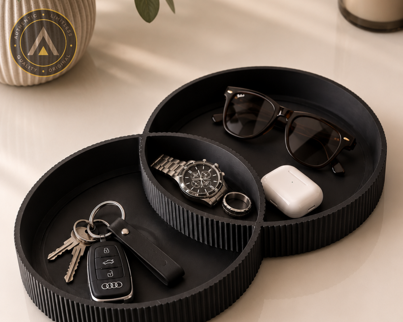 DUO Catch-All Tray | Bandeja Minimalista de Mesa | ALYQO
