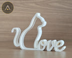 MIA | Decoração de Gato | Enfeite para Amantes de Gatos | Decoração para Casa | Presente para Cat Lover | ALYQO