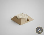 KHEPRI | Conjunto de 6 Descansos de Copo Egípcios com Suporte | Decoração Egípcia para Mesa | Descansos de Copo Decorativos | ALYQO
