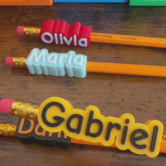 Vídeo: Topper para lápis personalizado NOMI