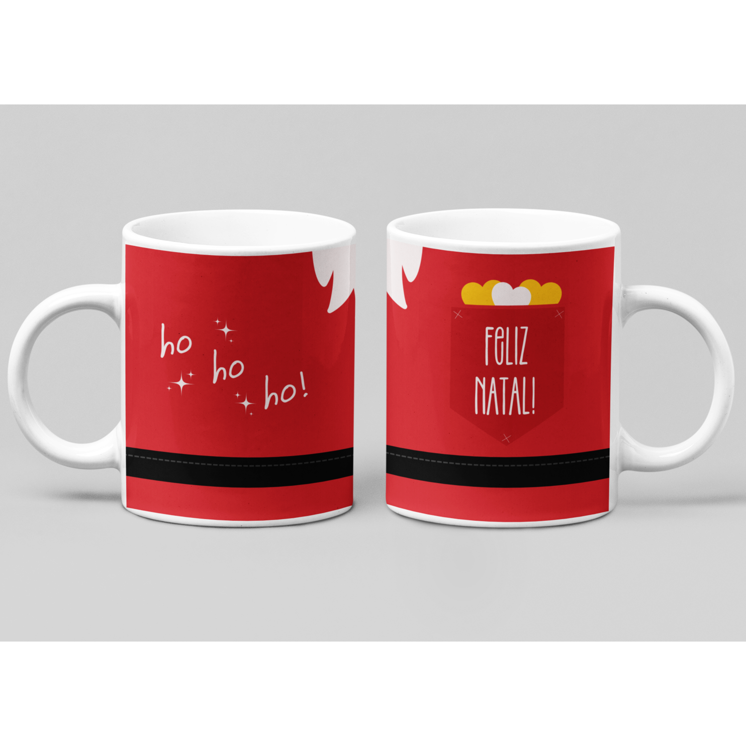 caneca fato do pai natal – ho ho ho caneca fato do pai natal – ho ho ho